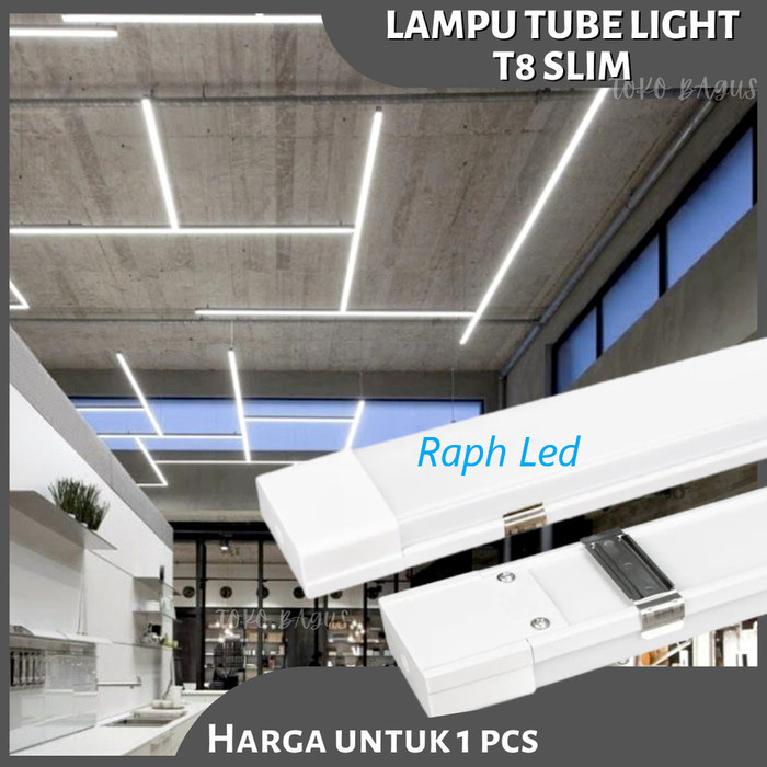 Jual Lampu TL LED SLIM 50W 120cm Kap T8 T5 50 W Watt Neon 120 Cm 60