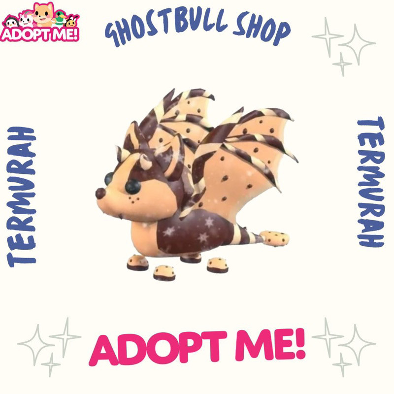 Jual Chocolate Chip Bat Dragon Adoptme Pet Terbaru Roblox Shopee