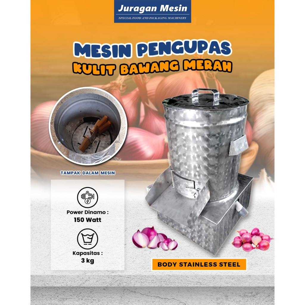 Jual Mesin Kupas Bawang Merah Mesin Pengupas Bawang Merah Listrik