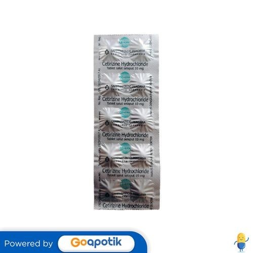 Jual Cetirizine Hydrochloride Sampharindo Mg Strip Tablet