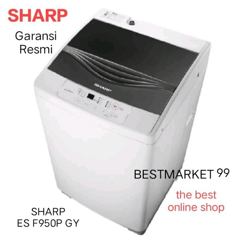 Jual Mesin Cuci Sharp Es F P Gy Top Loading Kg Otomatis Shopee