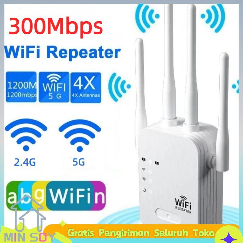 Jual CODWIFI Repeater 300M Wireless Penguat Sinyal 5G Amplifier