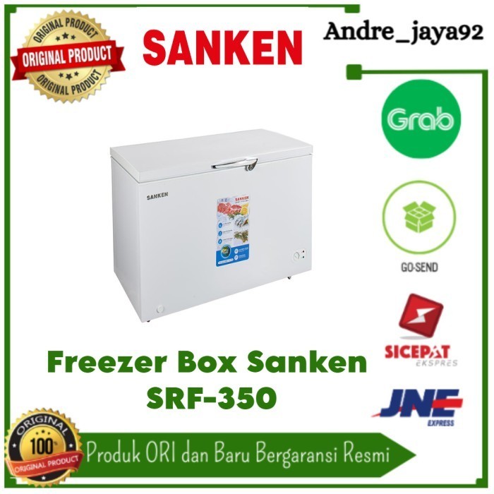 Jual Chest Freezer Box Sanken Liter Srf C Shopee Indonesia