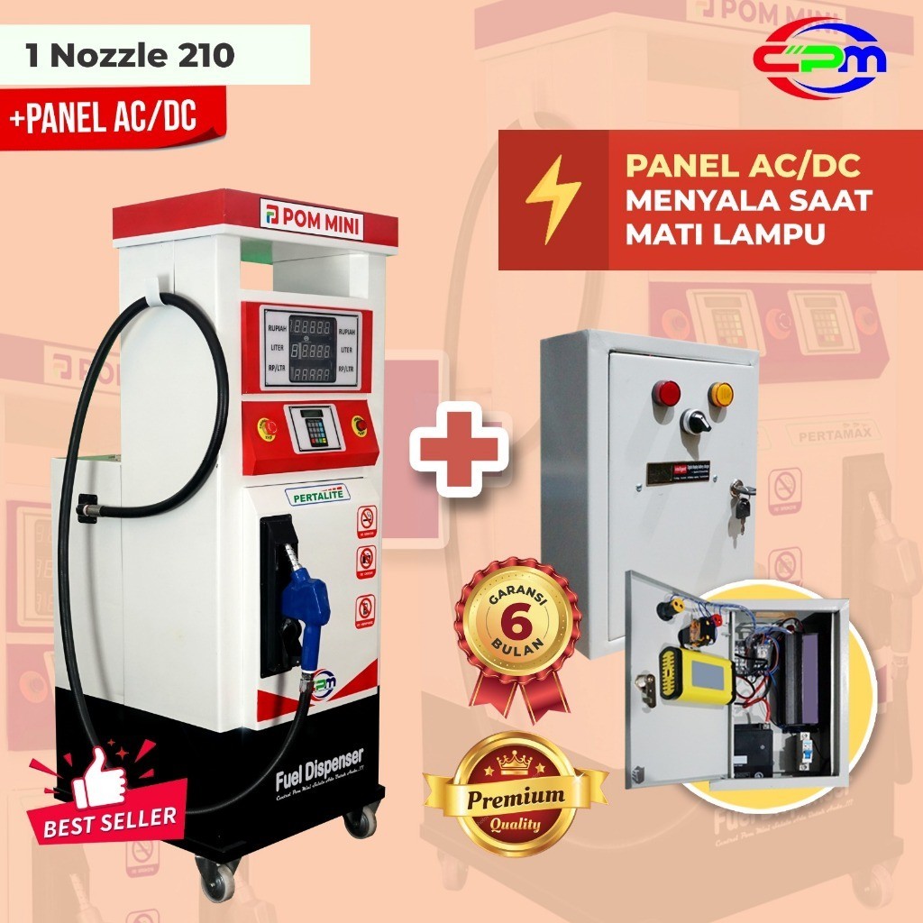 Jual Pusat Pom Mini Pertamini Digital 1 Nozle 210 Liter Shopee