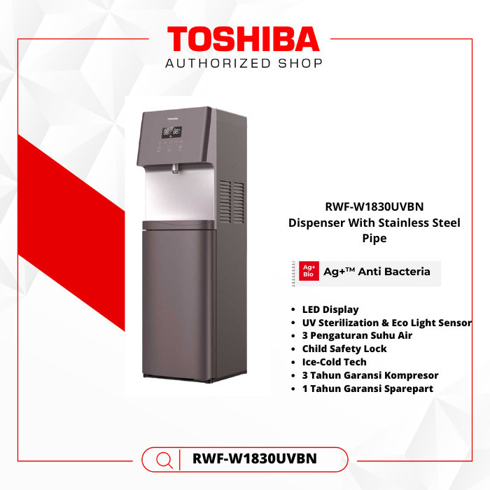 Jual Toshiba Water Dispenser Galon Bawah Rwf W Uvbn T Shopee