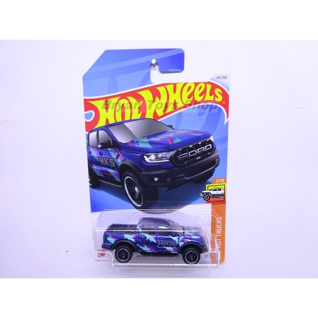 Jual Hot Wheels Ford Ranger Raptor Biru Hks Shopee Indonesia