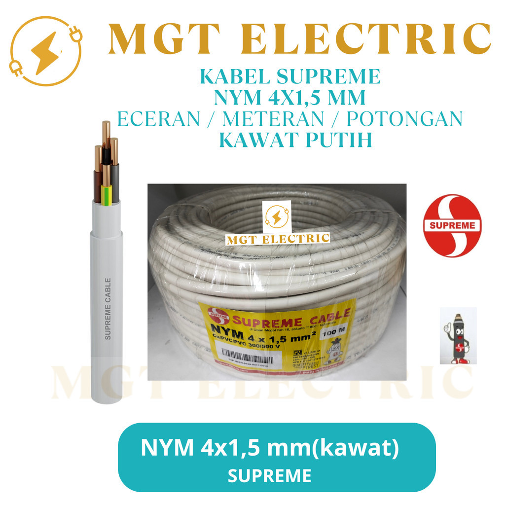 Jual Kabel Supreme Nym X Mm Nym X Mm Eceran Meteran