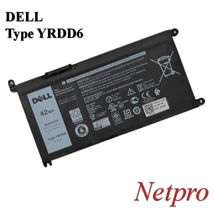 Jual Baterai Laptop Dell Inspiron Type Yrdd