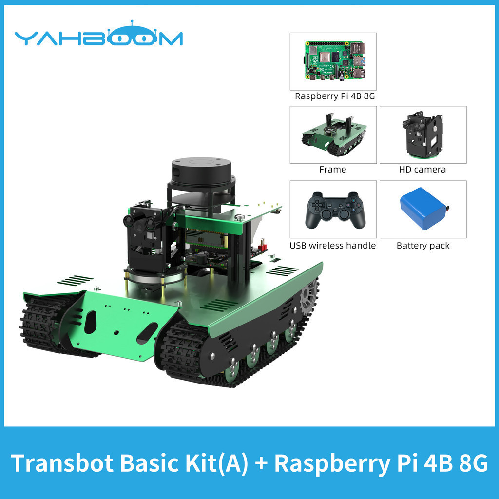 Jual Yahboom Ros Tank Car With Robotic Arm Support Lidar Avoiding