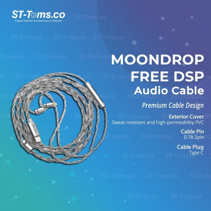 Jual Moondrop Free Dsp Freedsp Usb Type C Iem Cable With Mic Shopee