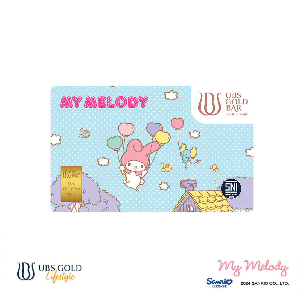 Jual Ubs Gold Logam Mulia Sanrio My Melody Gr Shopee Indonesia