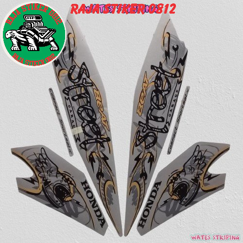 Jual Striping Decal Polet Sticker Honda Beat Fi Sporty 2021 2022 Street