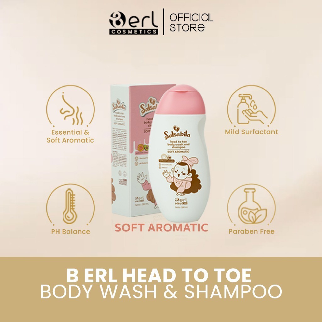 Jual B Erl Head To Toe Body Wash Shampoo Menjaga Kebersihan Dan