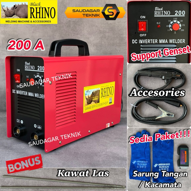 Jual Mesin Las Rhino A Inverter Las Mma Rhino A Bisa Pakai