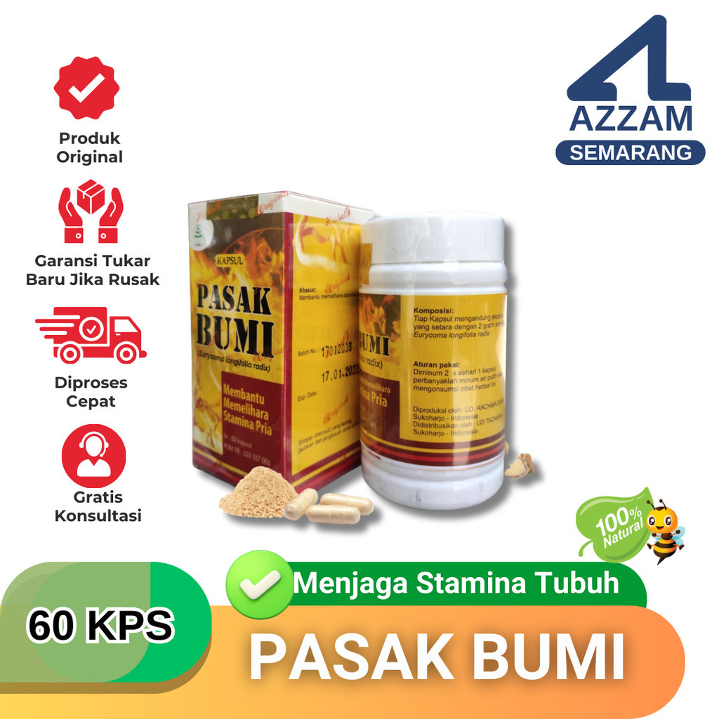 Jual Ekstrak Herbal Pasak Bumi Murni Original Kapsul Shopee