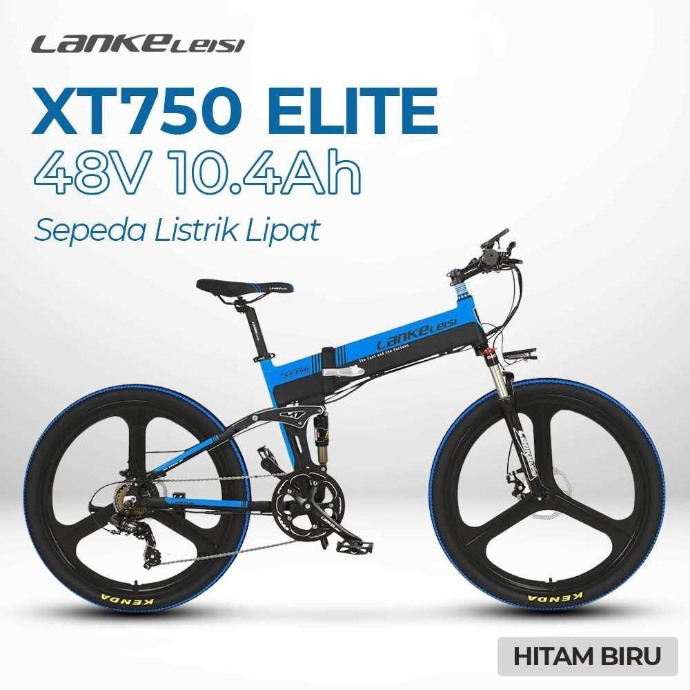 Jual Lankeleisi Sepeda Listrik Lipat Folding Bike Elite Version V