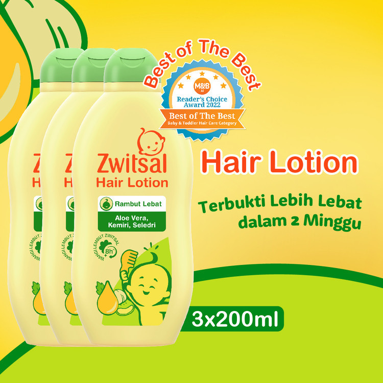 Jual Zwitsal Baby Hair Lotion Aloe Vera Kemiri Seledri Penumbuh Rambut