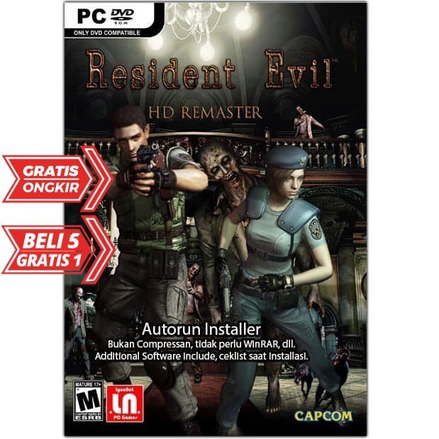 Jual Resident Evil Biohazard Hd Remaster Pc Game Adventure Shoot