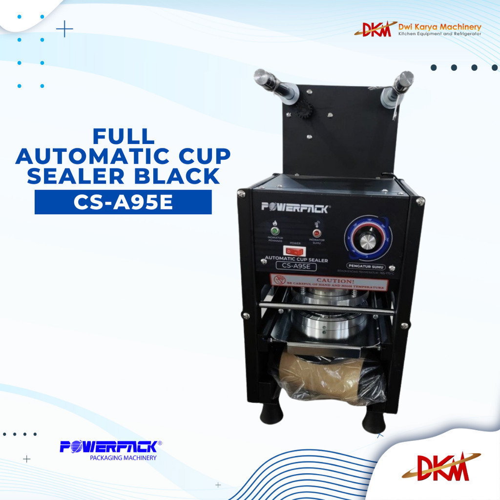 Jual POWERPACK Automatic Cup Sealer CS A95E Mesin Penyegel Gelas