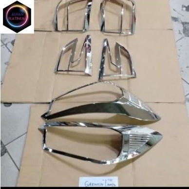 Jual Paket Garnish List Lampu Depan Belakang Wuling Confero Chrome