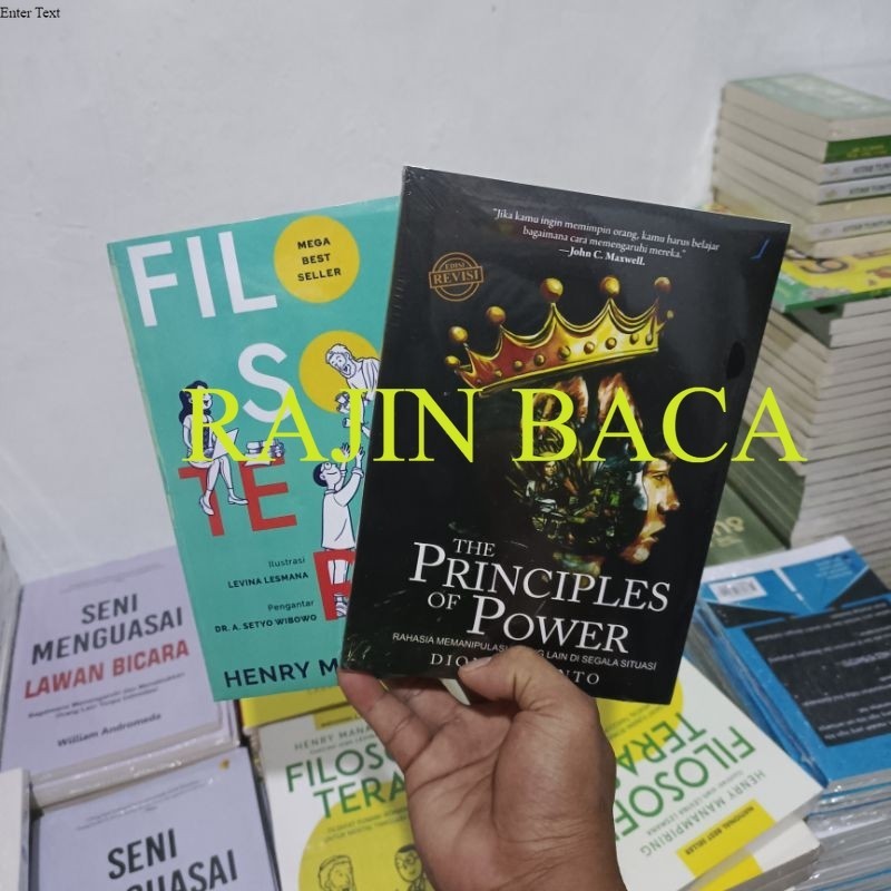 Jual Paket 2 Buku The Principles Of Power Filosofi Teras Henry