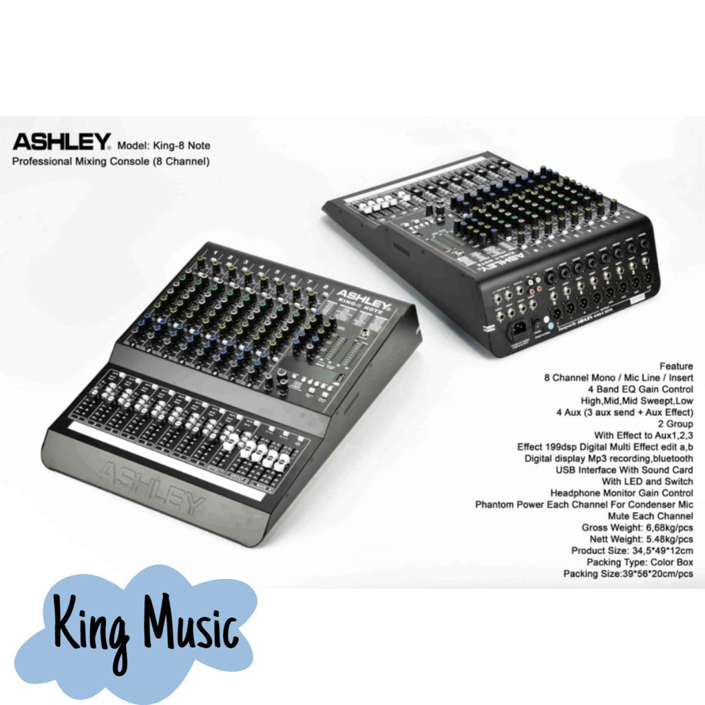 Jual Mixer Ashley King Note King Note Original Channel Shopee