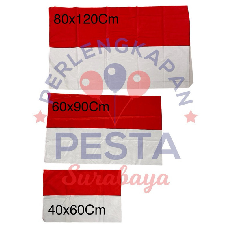 Jual Bendera Kain Merah Putih X Cm Pcs Shopee Indonesia