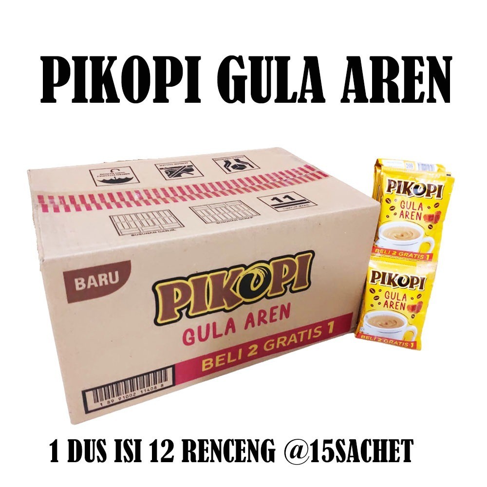 Jual PIKOPI GULA AREN DUS ISI 12 RENCENG Shopee Indonesia