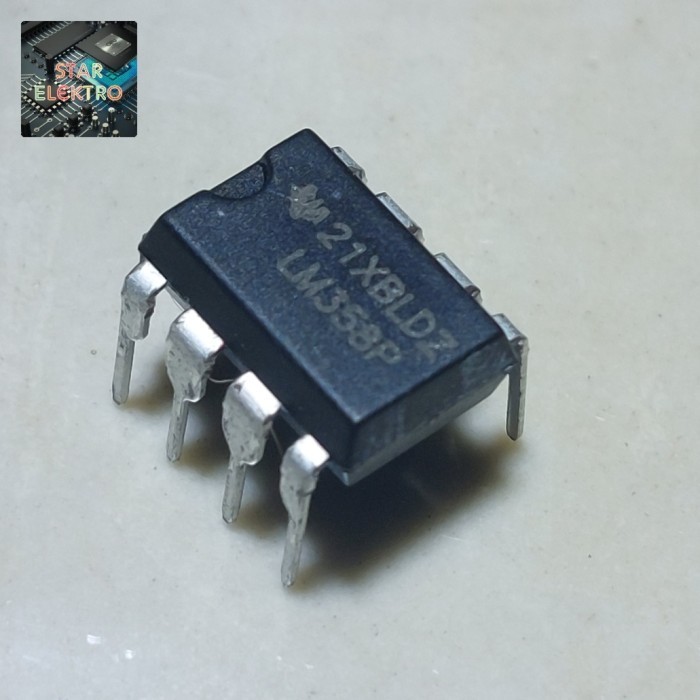 Jual LM358P Dip 8 Tancap LM358 LM 358 358P TI Texas IC Dual OpAmp Power