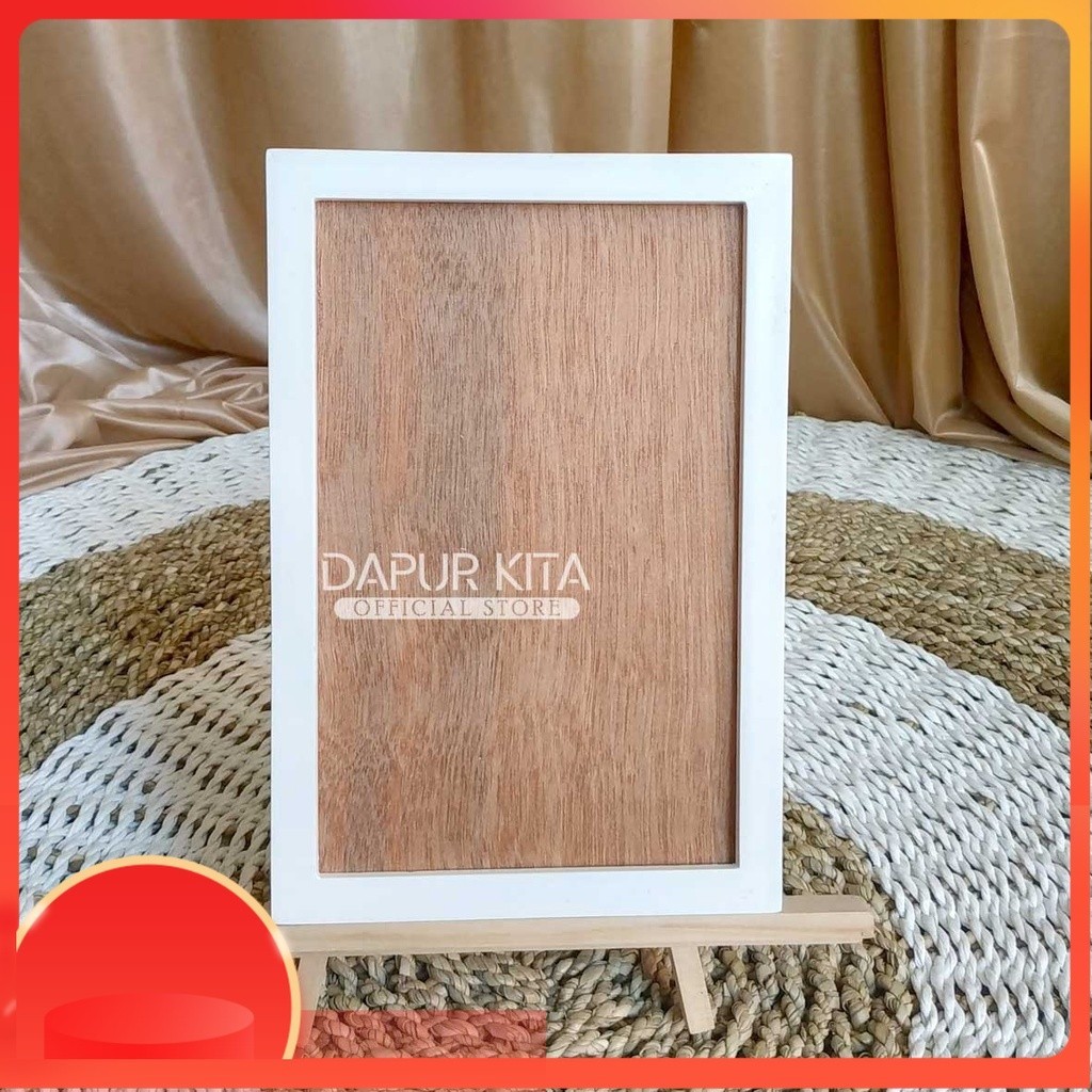 Jual Frame Foto Bingkai Foto Bahan Kayu Damar Ukuran 17 X 25 Cm