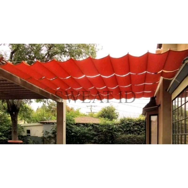 Jual Sun Shade Tenda Kanopi Awning Gelombang Custom Ukuran Dan Warna