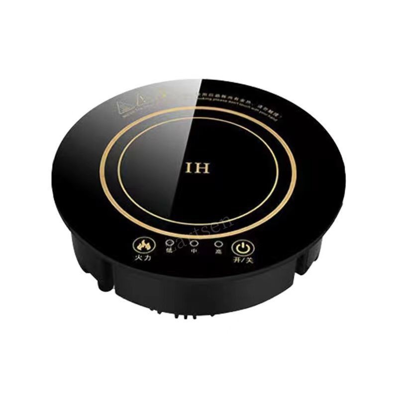 Jual Commercial Embedded Mini Hot Pot Induction Cooker Embedded W Round Touch Wire Control