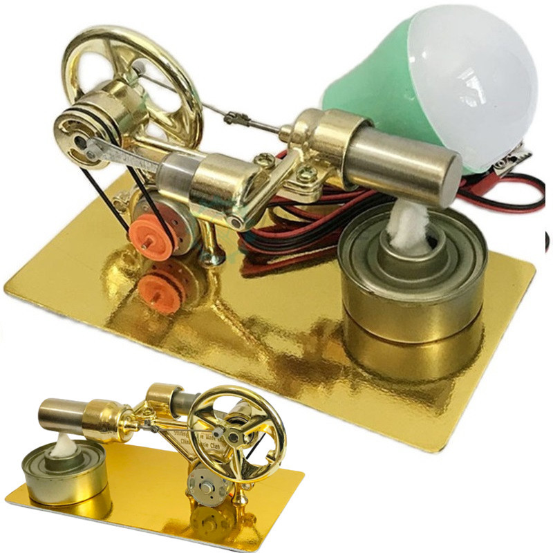 Jual Science Experiment Hot Air Stirling Engine Motor Model Stream