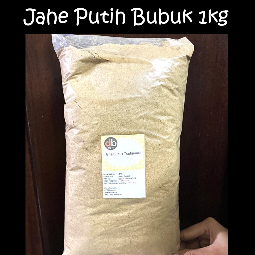 Jual Pure Ginger Powder Kg Jahe Bubuk Kg Shopee Indonesia