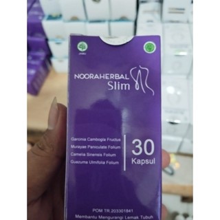 Jual Nooraherbal Slim Asli Original Suplemen Herbal Pelangsing Badan 30