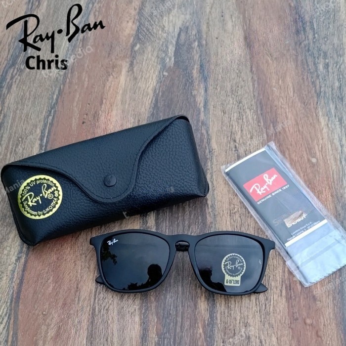 Jual KACAMATA RAY BAN CHRIS 4187 ORIGINAL PRIA WANITA LENSA KACA ASLI