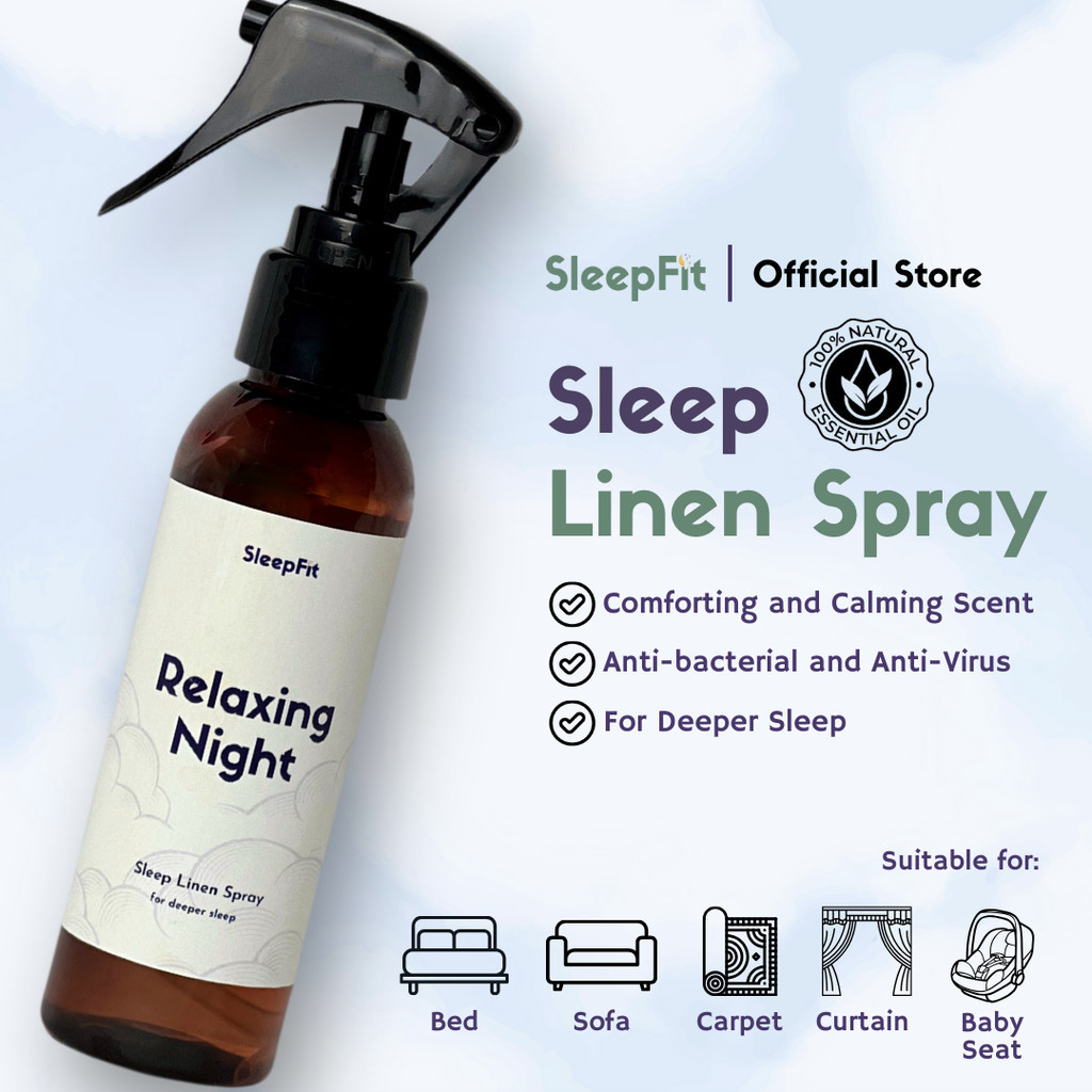 Jual Sleepfit Sleep Linen Spray Anti Bakteri Tungau Relaxing