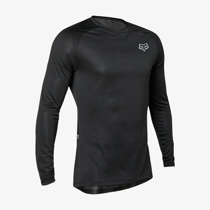 Jual Fox Racing Tecbase Long Sleeve Base Layer Jersey Black Shopee