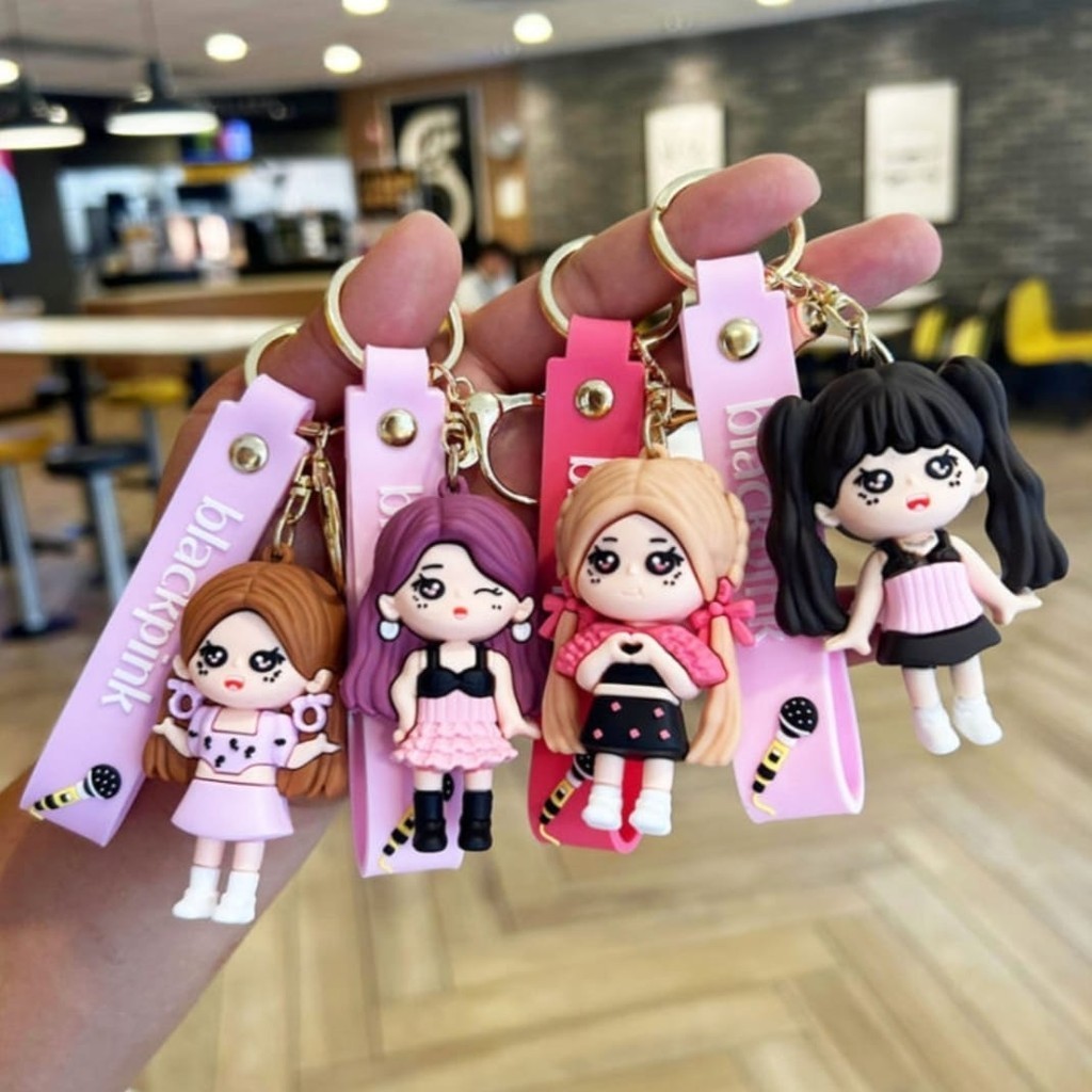 Jual Stipa Gantungan Kunci Karakter Kpop Idol Tanpa Strap Ganci Black