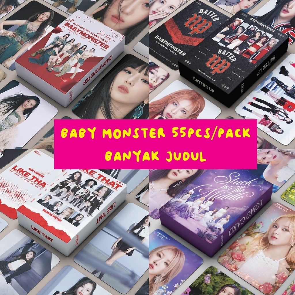 Jual Pcs Pack Photocard Baby Monster Banyak Judul Lomo Card Photo