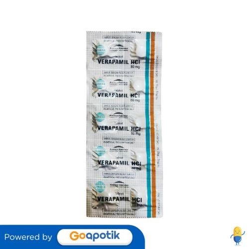 Jual Verapamil Kimia Farma 80 Mg Strip 10 Tablet Shopee Indonesia