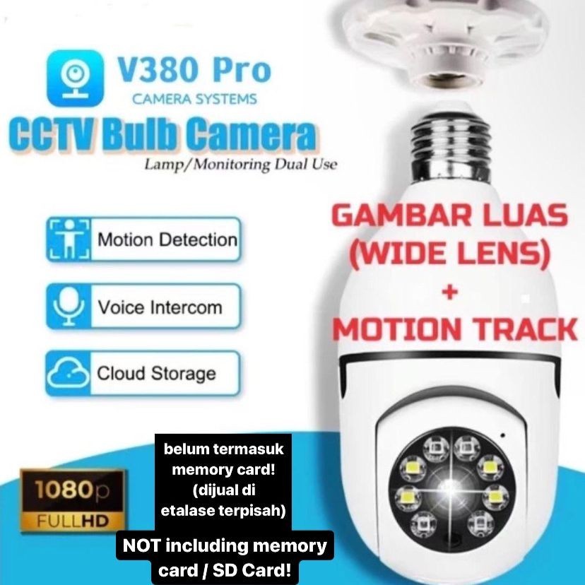 Jual Ip Camera Cctv Bohlam V Pro Mp Wifi Wireless Bisa Putar