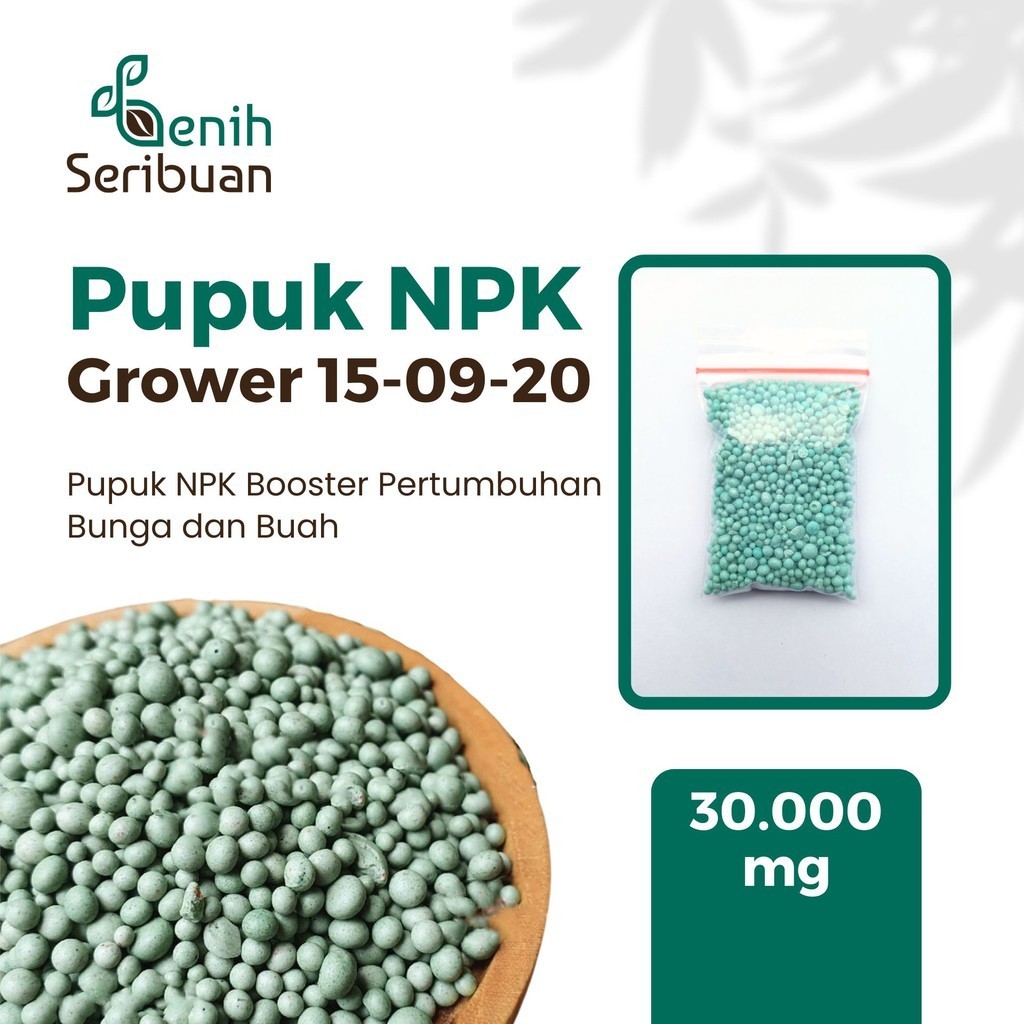 Jual Benih Seribuan Pupuk NPK Mutiara Booster 15 09 20 TE Repack