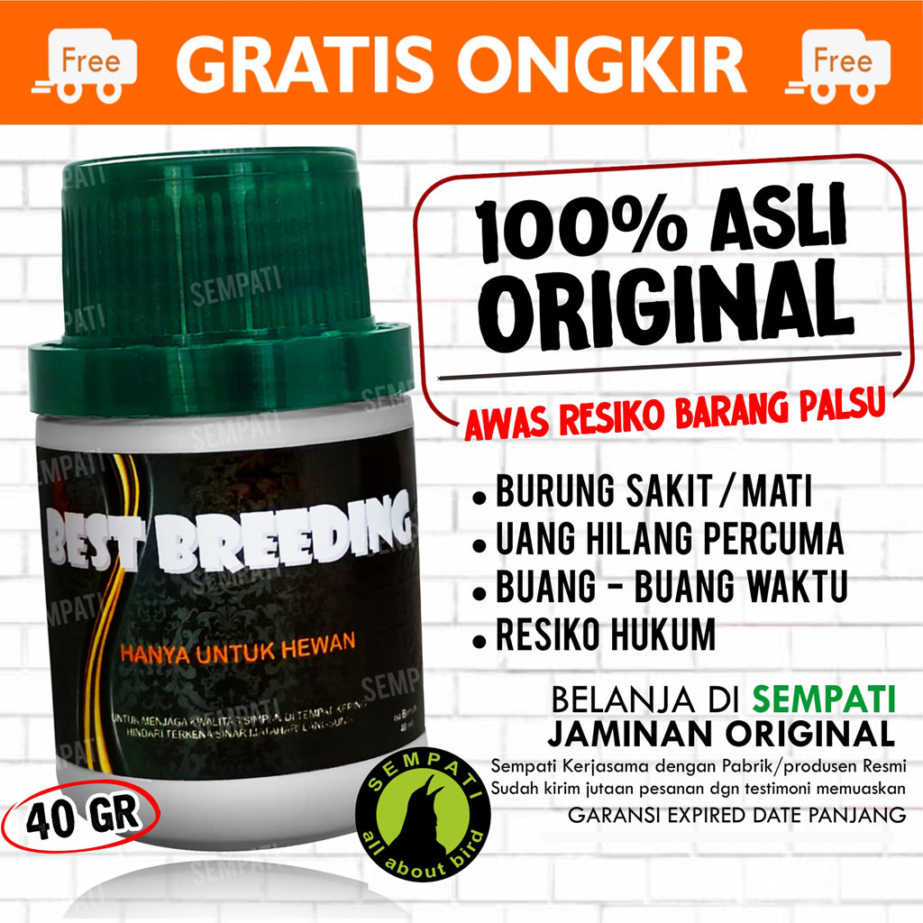 Jual Obat Macet Breeding Best Breeding Semua Burung Ml Vitamin