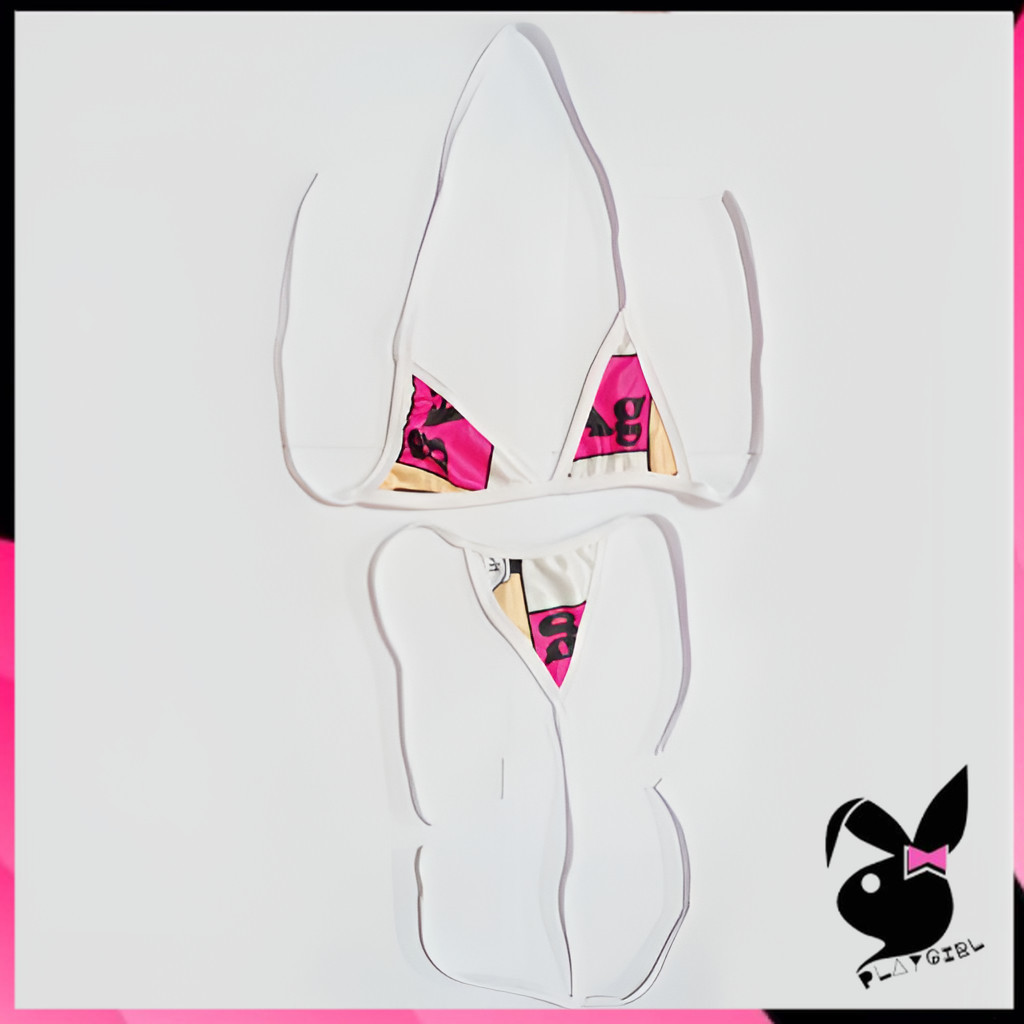 Jual PLAYGIRL Lingerie Sexy Bikini Set Swimwear G String Bra Celana