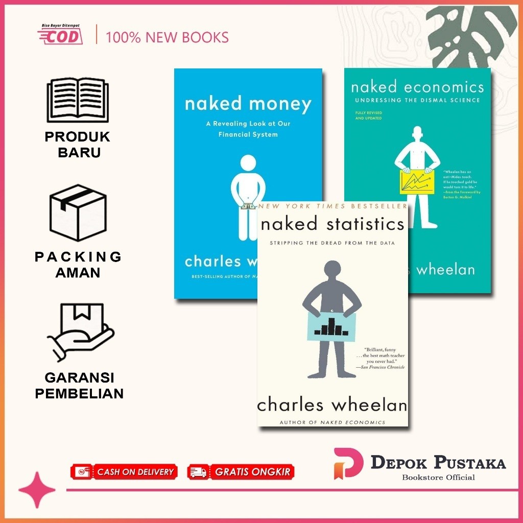 Jual Naked Series 3 Books Naked Statistics Naked Economics Naked