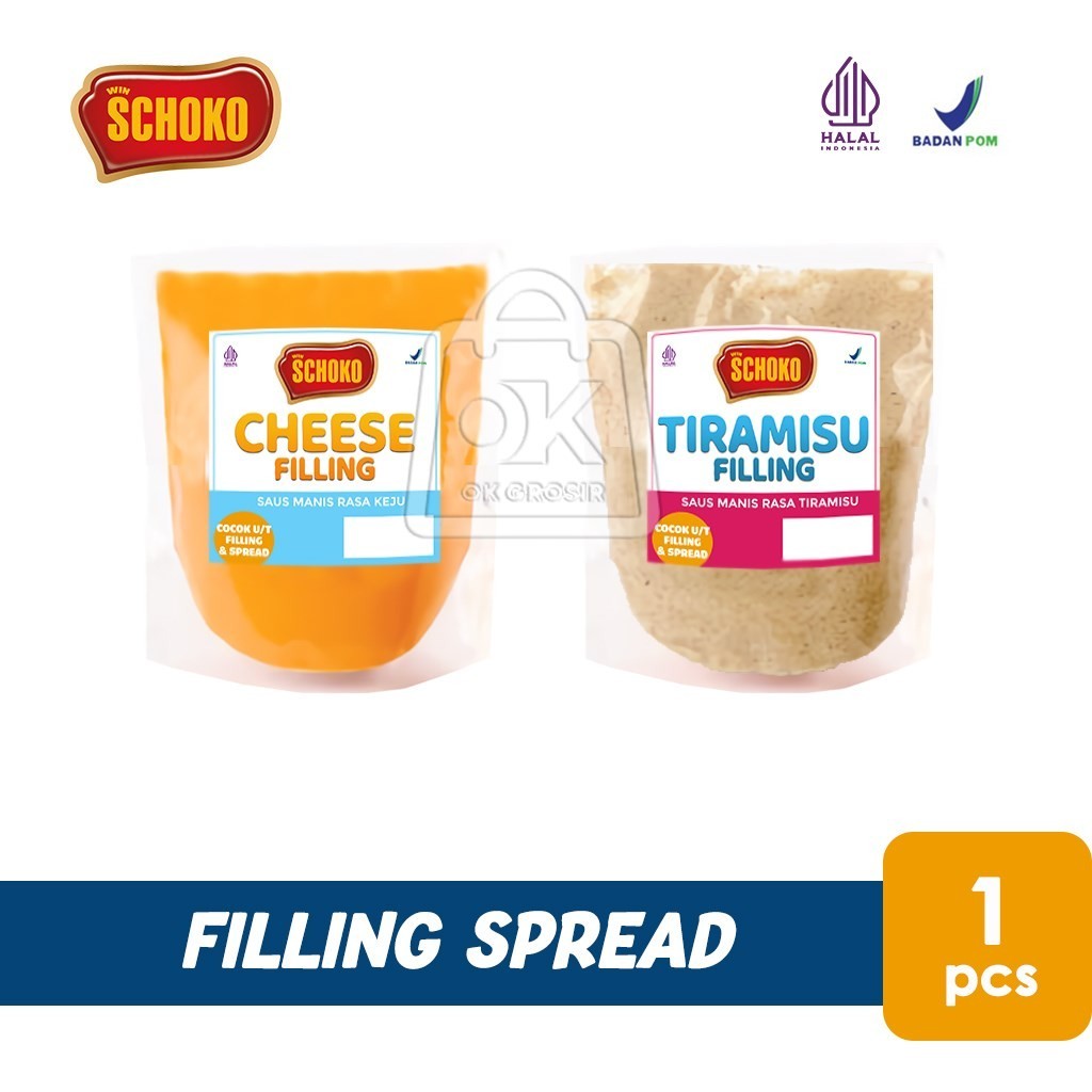 Jual Selai Filling Saus Schoko Spread Saus Manis Olesan Isian Roti