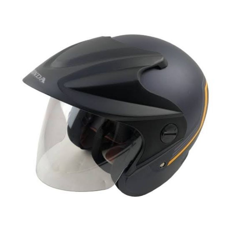 Jual Helm HONDA Terbaru BLUE V2 ORIGINAL AHM Helmet Half Face 87100 HFL