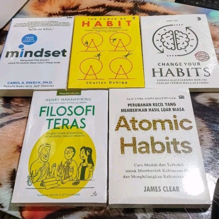 Jual Paket Buku Atomic Habits Filosofi Teras Change Your Habits The