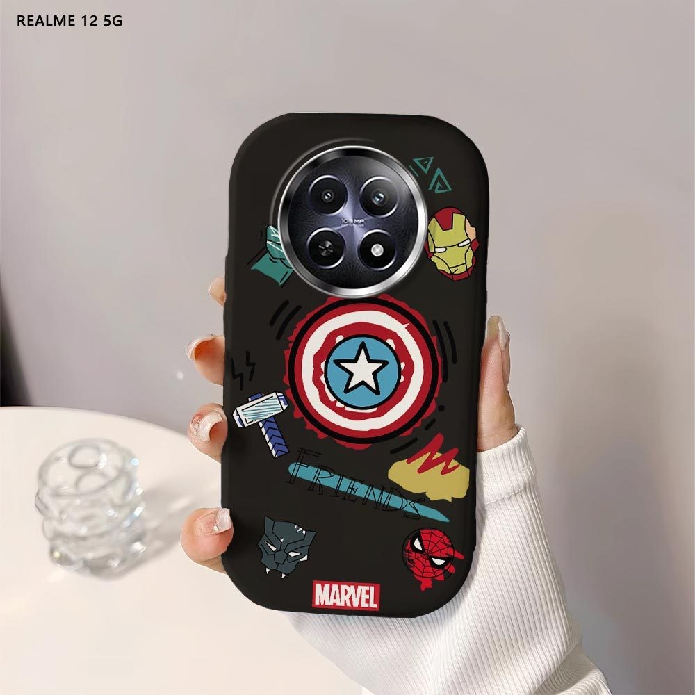 Jual Softcase Untuk Realme 12 5G Realme 11 Pro 12 Plus Marvel Superhero